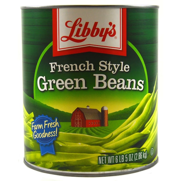 Libbys Libby French Style Green Bean 101 oz., PK6 F003710093443 Zoro